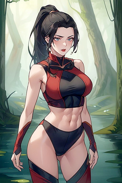 Azula from Avatar Gets Thick-lined Fits in Mind-blowing Hentai Picture