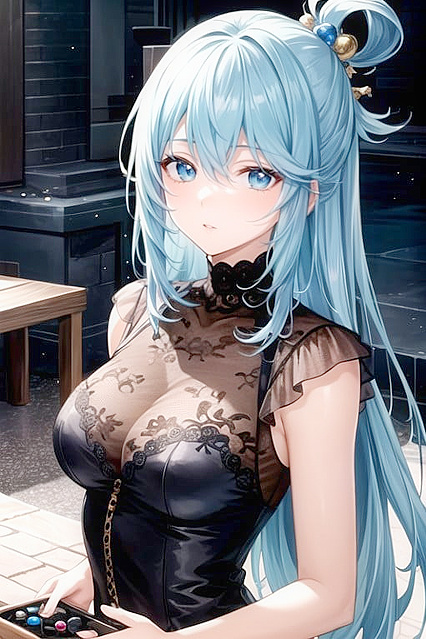 Aqua from Konosuba Takes on  Hentai Adventures