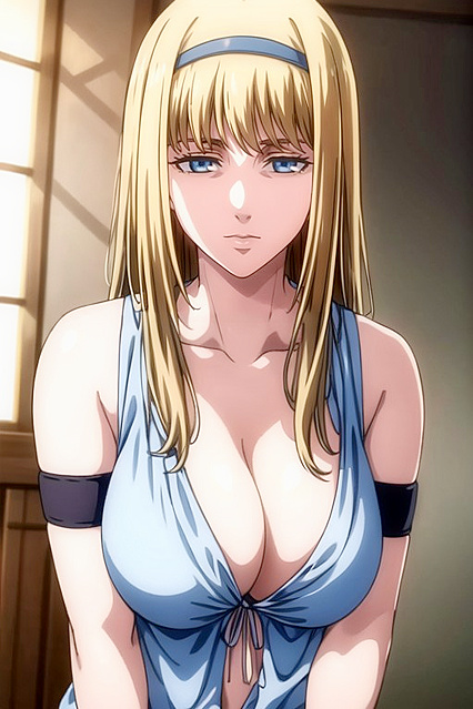 Ymir Fritz from Attack on Titan Shows Off Cleavage in Detailed Hentai Images