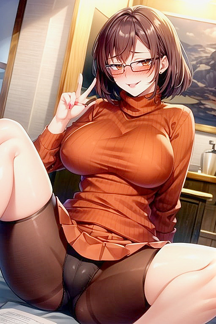Velma from Scooby-Doo Gets Muscular in Wild Futanari Hentai Picture