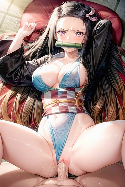 Furious Passion – missionary Position with Arms Raised in Hentai Ecstasy