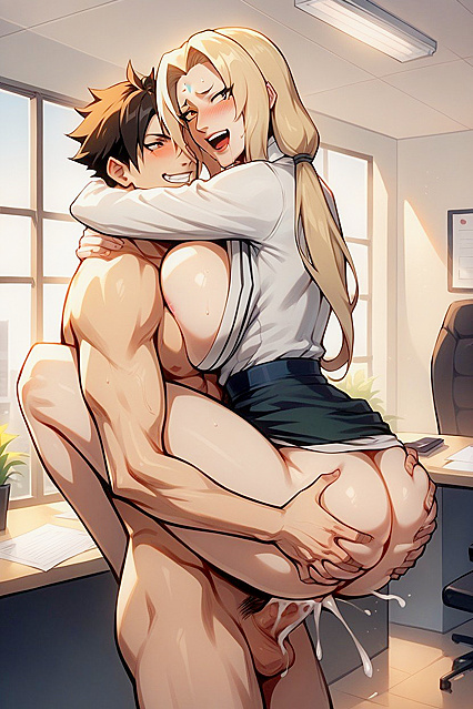 Embarrassed Smile Leads to  Carry Sex in Horny Hentai AI Porno