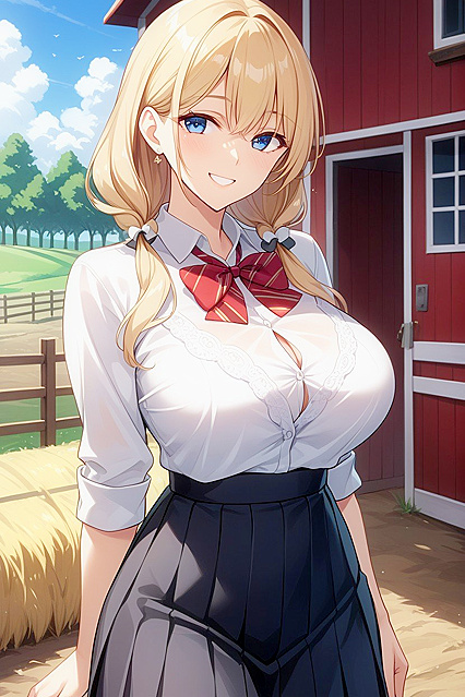 Blonde Pigtails Smile Brightly inMind-Bending Hentai Pleasure