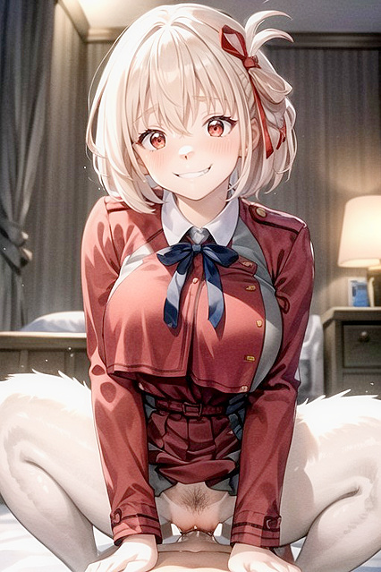 Chisato Nishikigi from Lycoris Recoil Rides Wild inCowGirl 18+ Hentai Picture