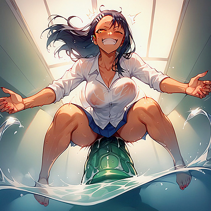 Bouncy Nagatoro in Ultra-High Detail Hentai Picture