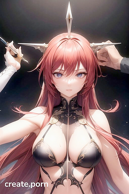 Rias Gremory Seduces in Steamy Hentai Images