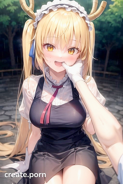 Embarrassed Girl 18+ Sucks Thumb in Snowy Hentai Image