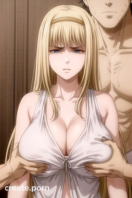 Mature Woman with Rounded Breasts Overcomes Disgust in hentaiErotic Adventure