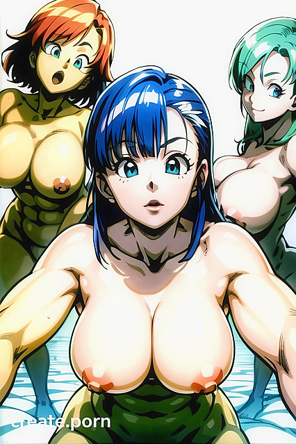 Muscular Bulma from Dragon Ball Z Shows Off Her Ripped Abs in Steamy Hentai Picture