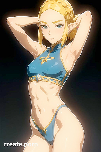 Zelda from The Legend of Zelda Bound and Pleasured in Heartbreaking Hentai Images