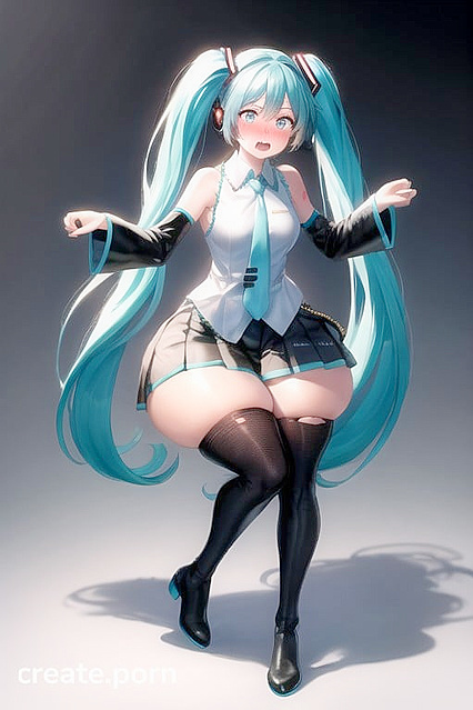 Hatsune Miku's Massive Booty Takes Center Stage in Thick hentai Picture
