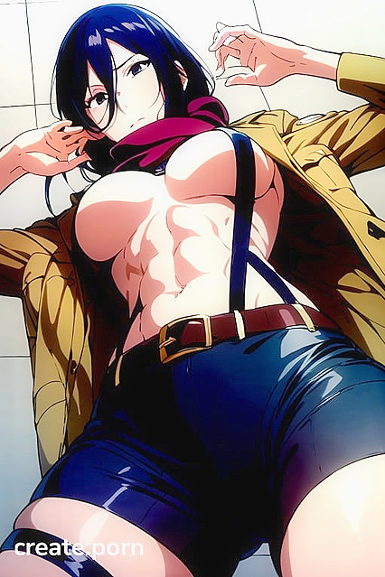 Muscular Abs on Display in  Hentai Porn Images