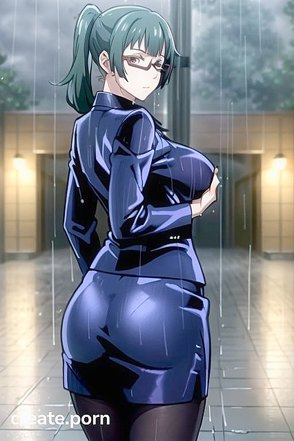 Fat Rear View with Red Eyes in Mind-Blowing Hentai Picture