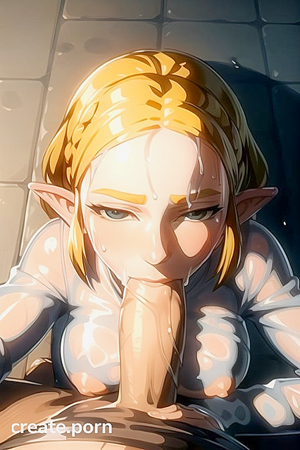 Sweaty Girl 18+ in Transparent Clothes Gives a Mind-Blowing Blowjob Hentai Image