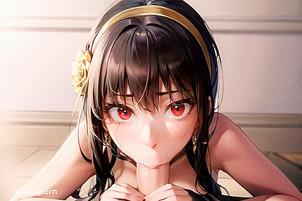 Naked blowjob Picture in full body hentai AI porn