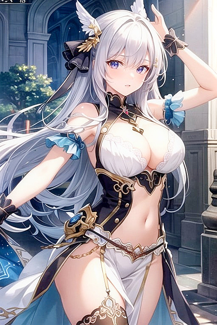 Naked 18-Year-Old in Bedroom for Steamy Hentai Picture