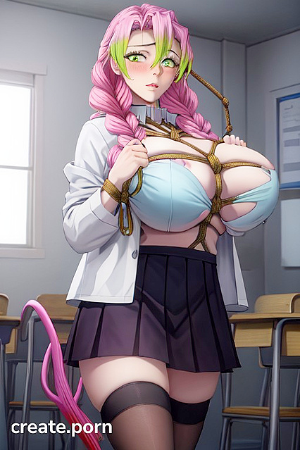 Surreal Breast Expansion and Shibari Bonds inMind-Bending Hentai Pleasure