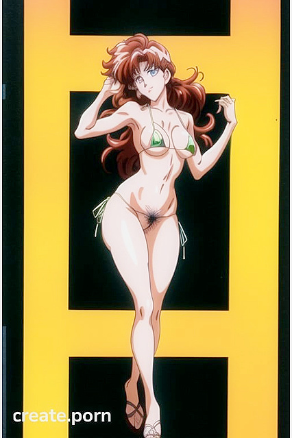 Full Body hentai porn with detailed pubic hair and one person Picture