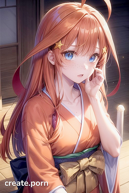 Itsuki Nakano from Gotoubun No Hanayome in Ultra-Detailed Ginger Hentai Pleasure