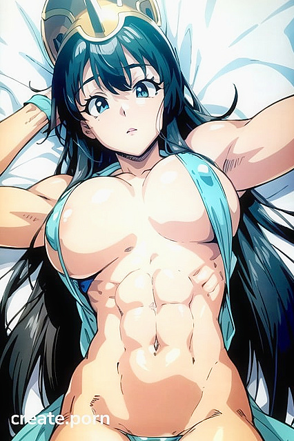 Muscular Bottom Laid Out for  Hentai Picture