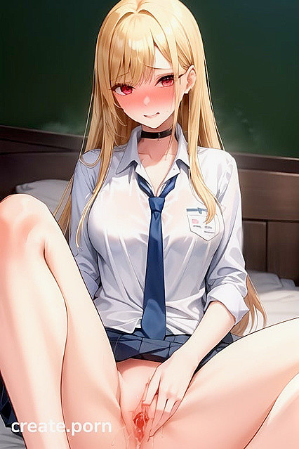 in Fit Uniform Takes Pleasure in the Bedroom Hentai Fantasy