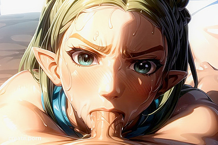 Zelda from The Legend of Zelda Disgusted by  HentaiCumshots