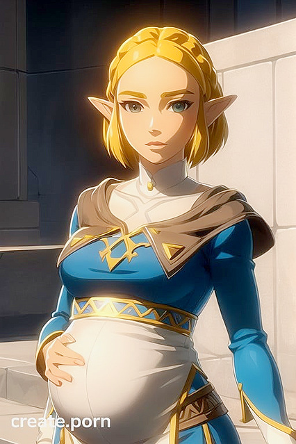 Zelda from The Legend of Zelda Gets Pregnant in Steamy Hentai Images