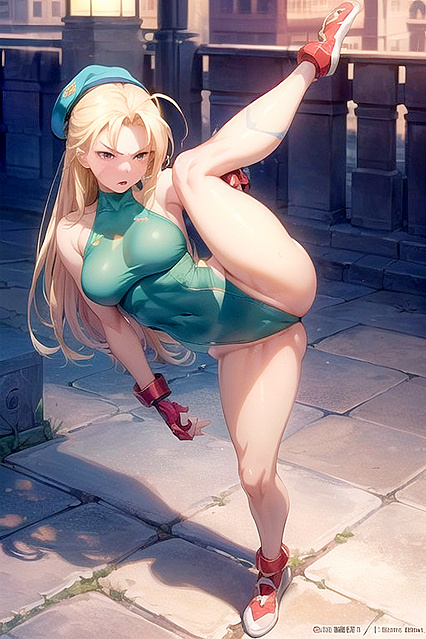 Angry Full Body Hentai Picture with One  Persona