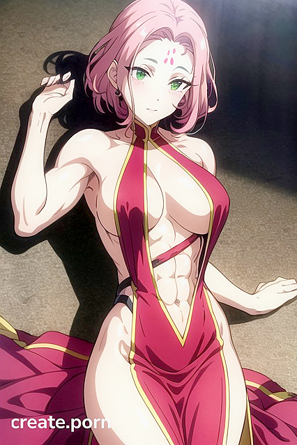 Laid Back Muscular Stud Shows Off in Nude Hentai Picture