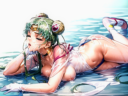 Transparent Clothing Reveals All in Steamy 90s Style Hentai Images