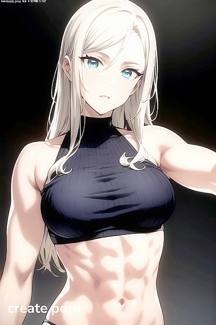 Muscular Abs and Fit Body showcased in Detailed Anime Hentai Images