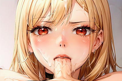 Kitagawa Marin from Sono Bisuke Doulu Gets Creamy Cumshots in Wild Hentai Images