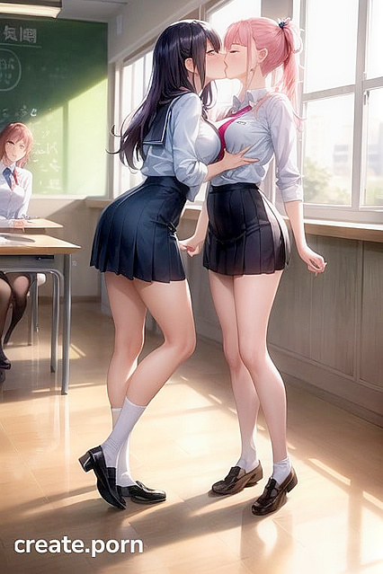 Fit Teacher in Skirt Takes Center Stage in Seductive Hentai Picture