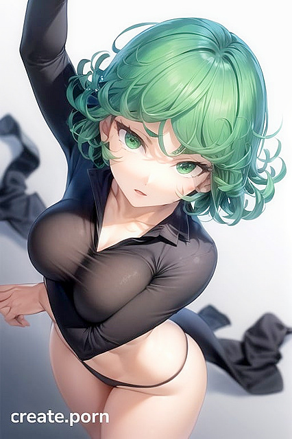 Tatsumaki from One Punch Man Flexes Her Yoga Skills in Hot Hentai Picture