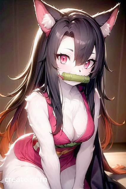 Nezuko from Demon Slayer Gets Wild in Furry Hentai Adventure