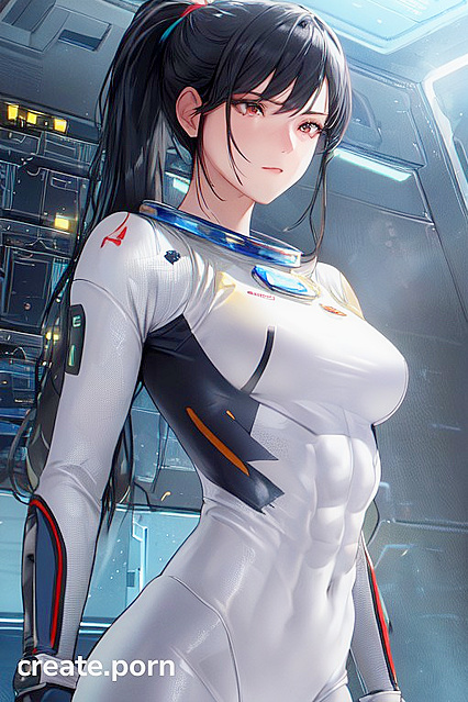 Ultra-Detailed Sci-Fi Hentai with Sultry Black Hair Orgasms