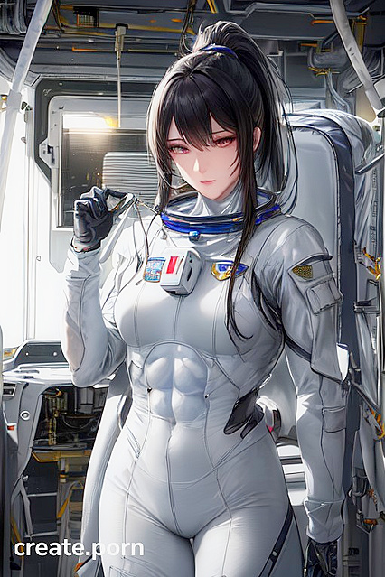Fit Black-Haired Beauty in Ultra-Detailed Hentai Picture