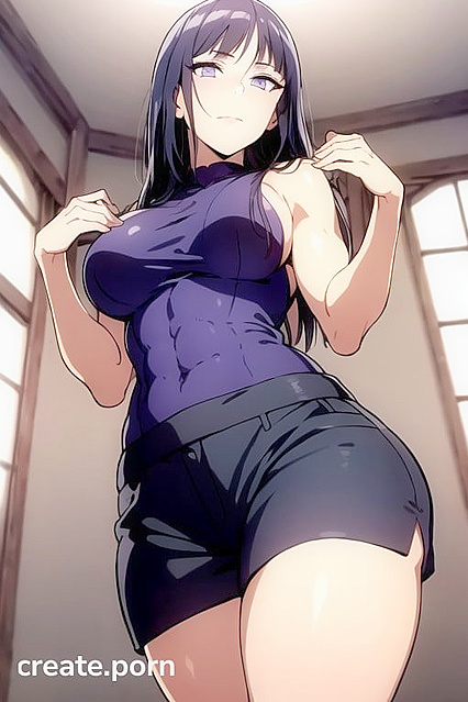 Muscular Guy Puts Moves on Small Breasted Girl 18+ in Detailed Hentai Image