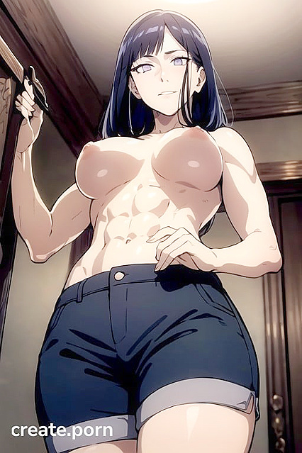 Hinata Hyuuga from Naruto Takes It All in Detailed Bottom-Up Hentai Images