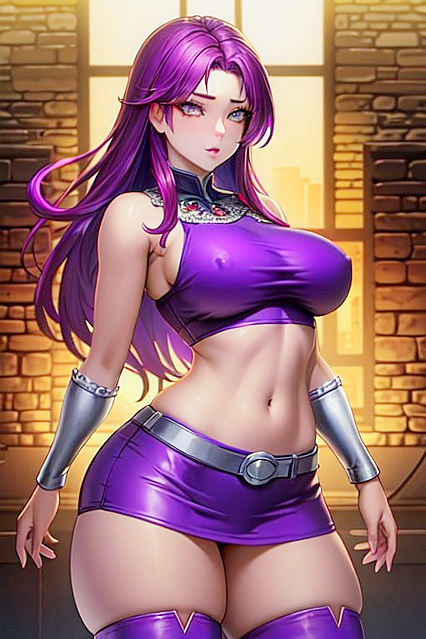 Two People Enjoy Carnaval Suits and Rounded Breasts in Steamy Hentai Picture