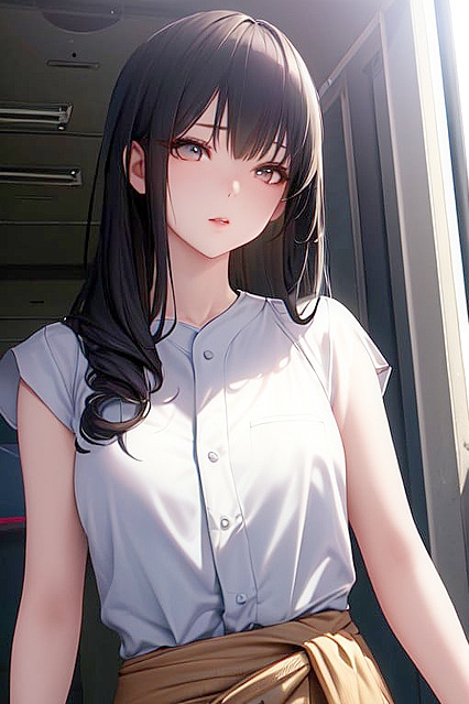 Noon at the Baseball Stadium – Waist-Shot hentai Picture