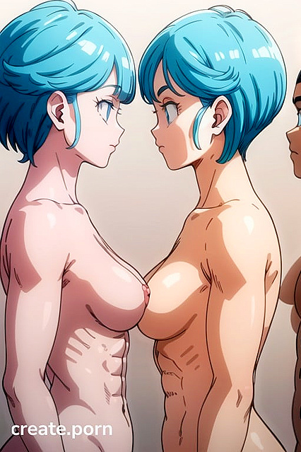 Naked Split-Screen Side Views in Steamy Hentai AI Picture