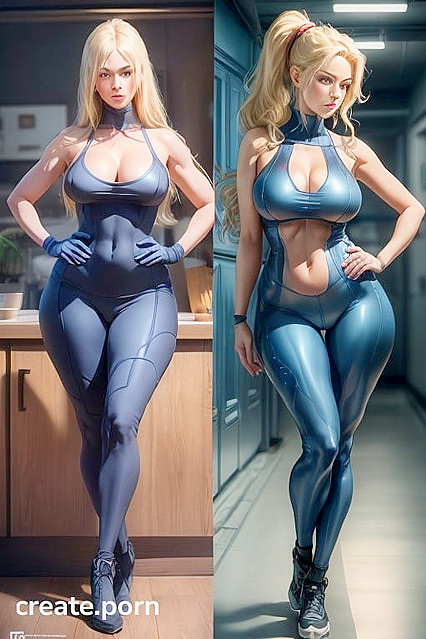Scandinavian Goddess Shows Off Cleavage During Seductive Yoga Ai Hentai Image
