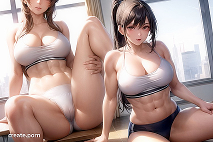 Yoga Girl 18+ with Ponytail Enchants Medieval Fantasy Hentai Images