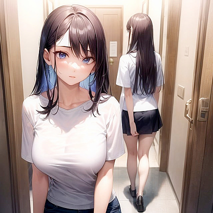 Two 18-Year-Olds Explore Intimate Fantasies in Hospital Hentai Image