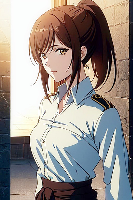 Sasha Braus from Attack on Titan Gets Wild in Street hentai Screencaps