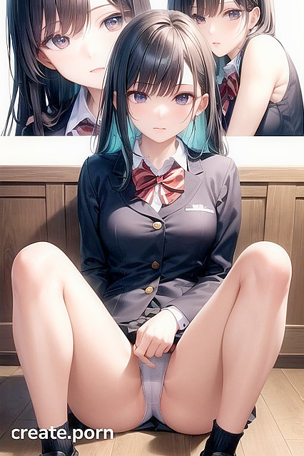 School Uniform bottoms up in steamy Korean Hentai Picture