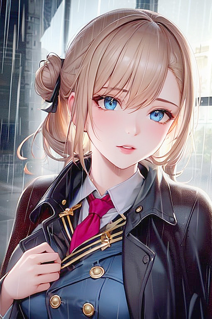 Superhero in Trench Coat Delivers  Solo Hentai Picture