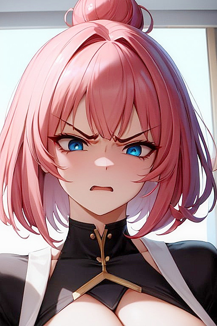 Rounded Breasts and Tight Buns in SteamyMedium-Ass Hentai Picture