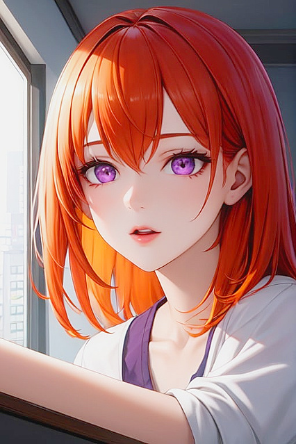 Ginger With Purple Eyes Gets Wild in Hospital Hentai Adventure